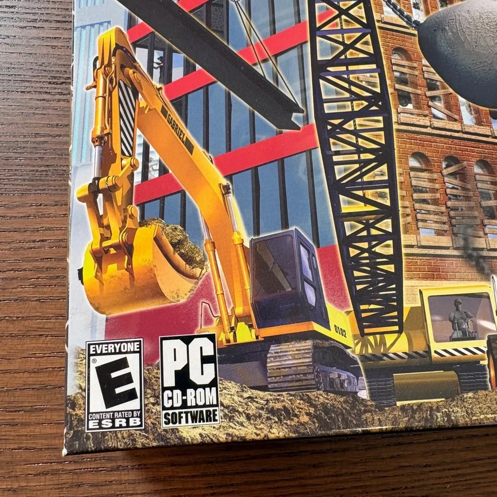 Construction Destruction PC‎ Game 2003 ValuSoft Windows 98 Me XP Big Box Sim